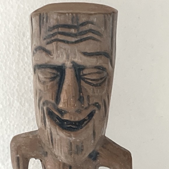 National‎ Potteries Ohio Napco Japan Vintage Ceramic 7.5 in Tiki God Figurine - Picture 2 of 11